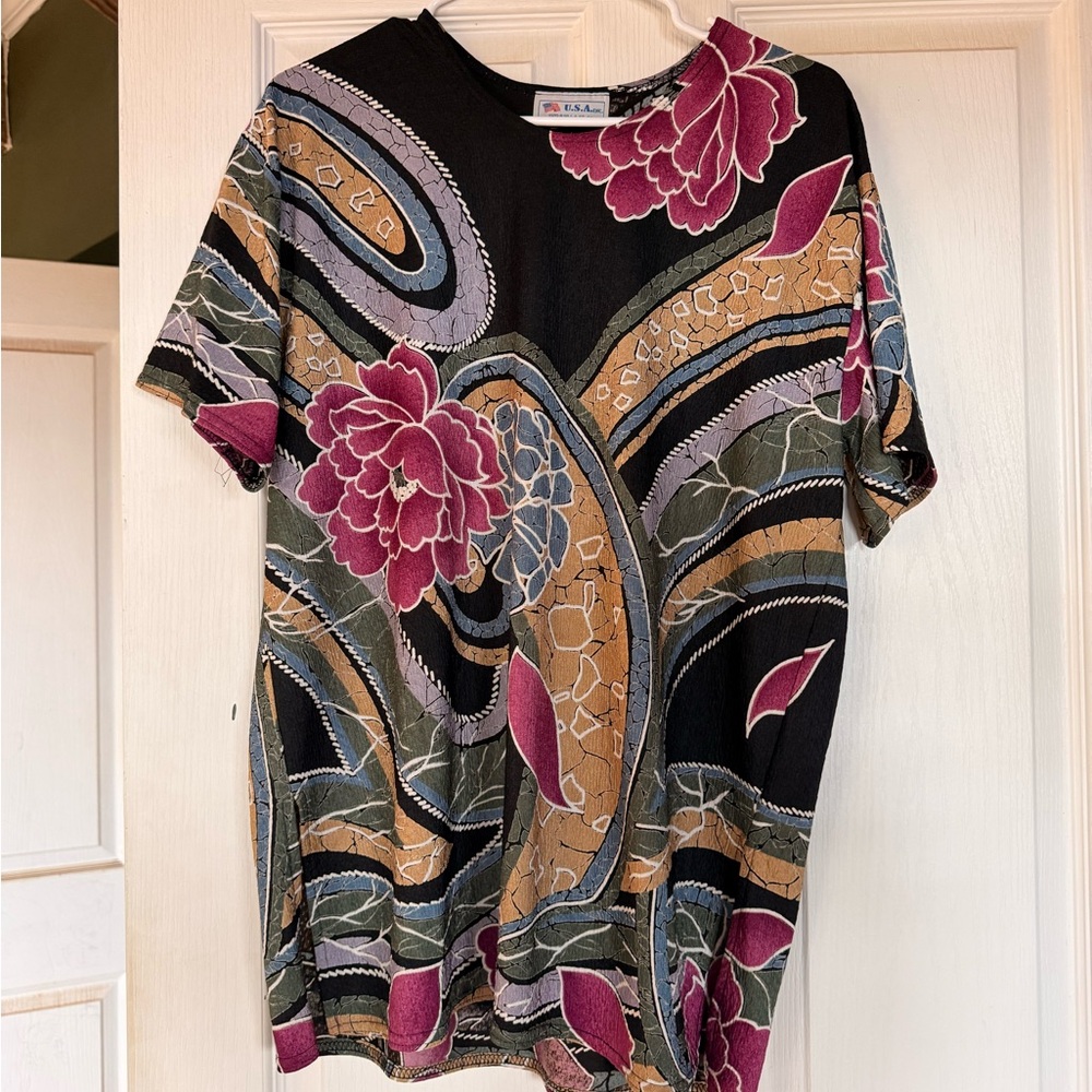 Floral Patterned Women's Blouse